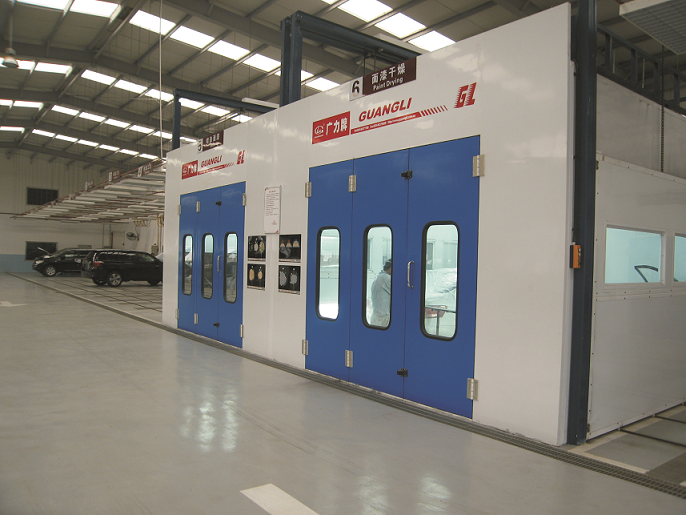 Economy Car Spray Paint Booth with Infrared Light