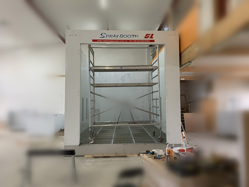 Downdraft Automobile Spray Paint Booth